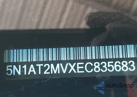 2014 Nissan Rogue Sl from USA, damaged, VIN 5N1AT2MVXEC835683